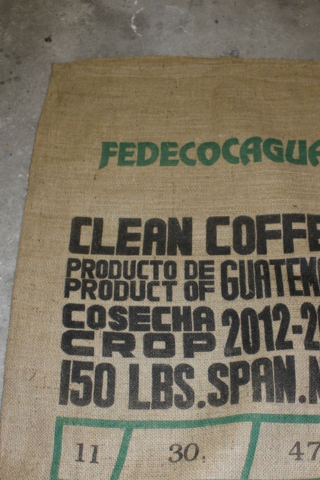 Jutezak gebruikt, Guatemala